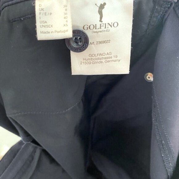 Golfino Golf Pants Slim-Fit Ruffled Performance Size 4 - Picture 4 of 7